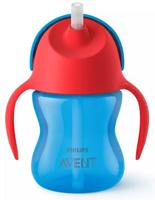 Philips Avent Drinkbeker Rietje Boy Blauw 200ml SCF796/01 - thumbnail