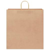 VidaXL Papieren zakken 250 st met hengsels 45x17x48 cm bruin - thumbnail