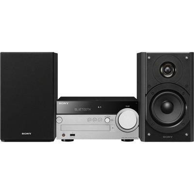 Sony CMT-SX7B Stereoset Air-play, AUX, Bluetooth, CD, DLNA, DAB+, USB, FM Spotify, Multiroom ondersteuning 100 W Zwart