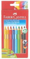 Faber Castell fc-280921 kleurpotlood faber-castell jumbo grip promotieset 8 + 1 + 1 - thumbnail