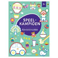 Bongers Speelgoed Speel kampioen mijn creatieve kleurboek 96 pagina's - thumbnail