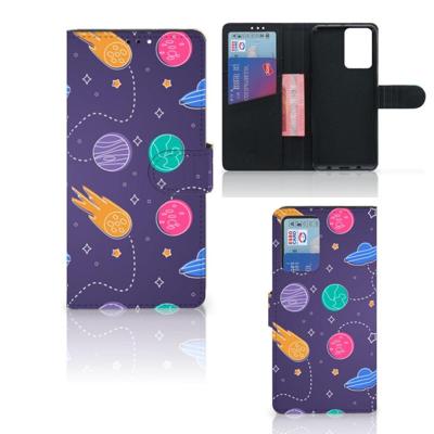 Xiaomi Redmi Note 10 Pro | Wallet Case | met Pasjes | Space Xiaomi Redmi Note 10 Pro | Wallet Case | met Pasjes | Space