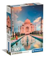 Clementoni - 1500p Taj Mahal - 59,2 x 84,3 cm - Con poster - thumbnail