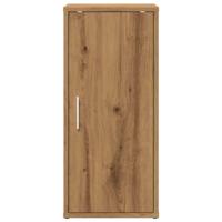 Schoenenkasten 2 st 32x35x70 cm bewerkt hout artisanaal eiken - thumbnail