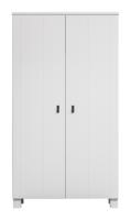 WOOOD Kledingkast 'Ties' 2 deuren, kleur Wit - thumbnail