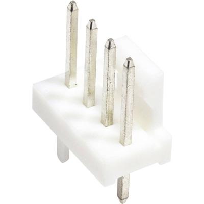 Molex 470531000 Male header, inbouw (standaard) Totaal aantal polen: 4 Rastermaat: 2.54 mm Inhoud: 1 stuk(s) Bag