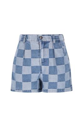 Like Flo winter short meisjes - blauw - Fini - geweven