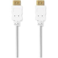 Nedis High Speed HDMI-Kabel met Ethernet | HDMI Connector | HDMI Connector | 4K@30Hz | ARC | 10.2 Gbps | 2.00 m | Rond | PVC | Wit | Doos - - thumbnail