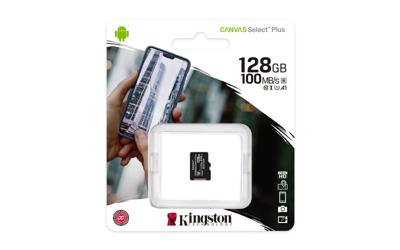 Kingston Canvas Select Plus microSDXC-kaart 128 GB Class 10 UHS-I