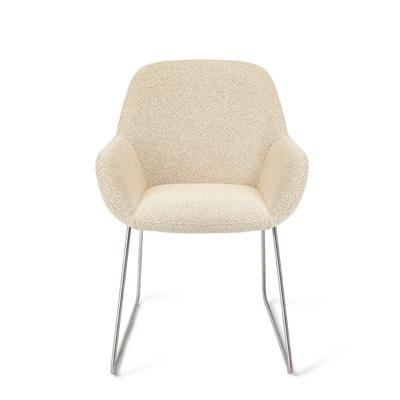 Jesper Home Kushi eetkamerstoel Trouty Tinge slide steel