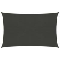 VidaXL Zonnezeil 160 g/m² 2x4,5 m hdpe antracietkleurig - thumbnail