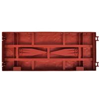 Tuinafscheiding met metselwerk-ontwerp (11-delig) - thumbnail