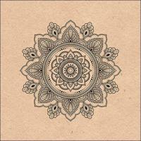 Ambiente servetten 33x33cm mandala nature 20 stuks - thumbnail