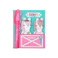 Miss Melody notitieboekje 8,5 cm papier mintgroen 3 delig - thumbnail