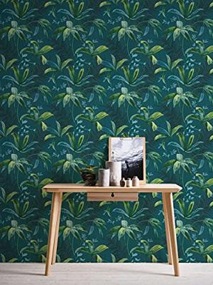 Architects Paper Jungle Chic blauw behang | 377044 - thumbnail