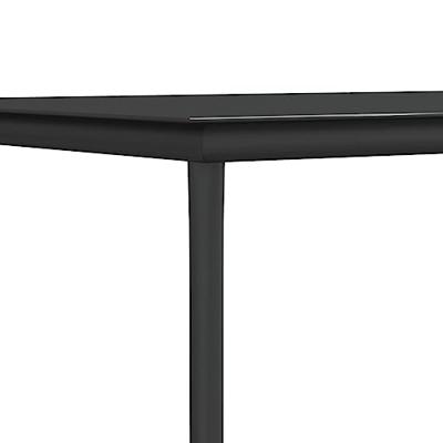 5-delige Tuinset textileen en staal zwart