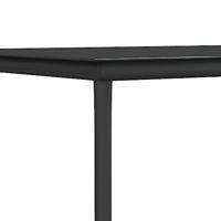 5-delige Tuinset textileen en staal zwart - thumbnail