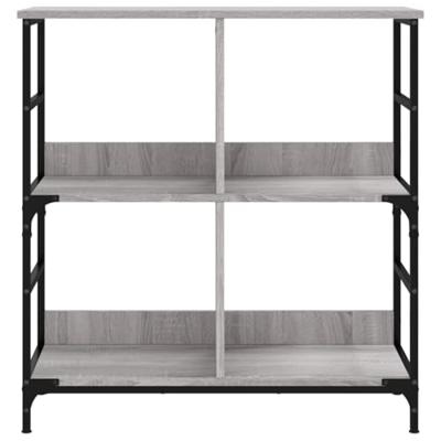 Boekenrek 78,5x33x82 cm bewerkt hout grijs sonoma eikenkleur Boekenrek 78,5x33x82 cm bewerkt hout grijs sonoma eikenkleur