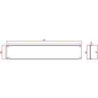 Renkforce RF-3429136 19 inch Afdekking voor patchkast 2 HE Donkergrijs - thumbnail