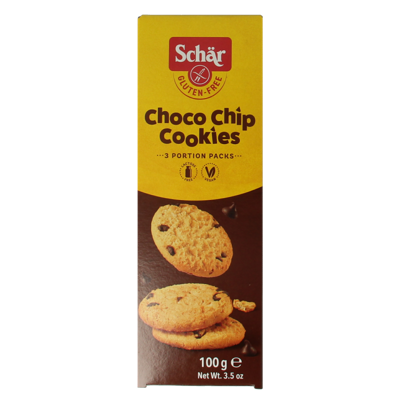 Schar Choco Chip Cookies Glutenvrij Schar Choco Chip Cookies Glutenvrij