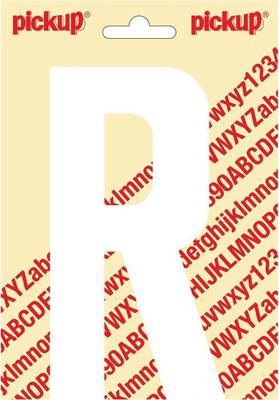 Plakletter Nobel Sticker letter R wit Pickup - Pickup