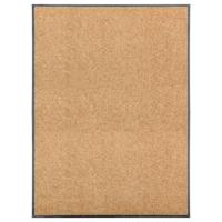 Deurmat wasbaar 90x120 cm crme - thumbnail