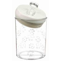 TRIXIE VOORRAADPOT KUNSTSTOF TRANSPARANT / WIT 1,5 LTR 17,5 CM - thumbnail