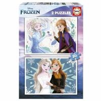 Set van 2 Puzzels Frozen 20 Onderdelen - thumbnail