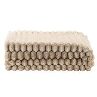 Plaid Zaira - zand - 130x170 cm - thumbnail