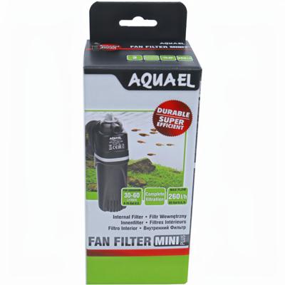 Aquael Binnenfilter Fan Mini Plus - Waterfiltratie voor Aquaria 30-60L - Energiezuinig & Krachtig