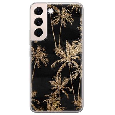 Samsung Galaxy S22 Plus siliconen hoesje - Palmbomen Samsung Galaxy S22 Plus siliconen hoesje - Palmbomen