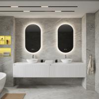 Badkamermeubelset BWS Linea | 200 cm | Mat Wit - thumbnail