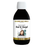 Golden Naturals Keel & gorgel elixer 250 Milliliter - thumbnail