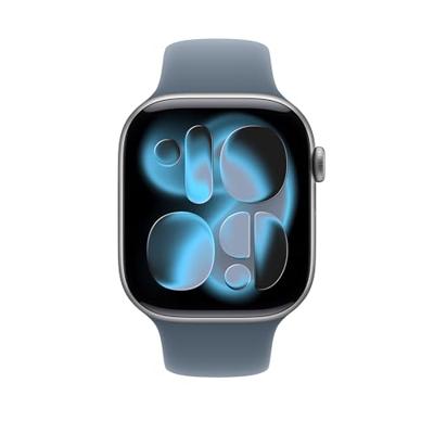Apple Watch Band - Sportbandje - 46 mm - Ankerblauw - S/M