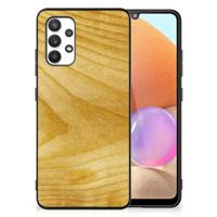 Samsung Galaxy A32 4G | A32 5G Enterprise Editie Houten Print Telefoonhoesje Licht Hout - thumbnail