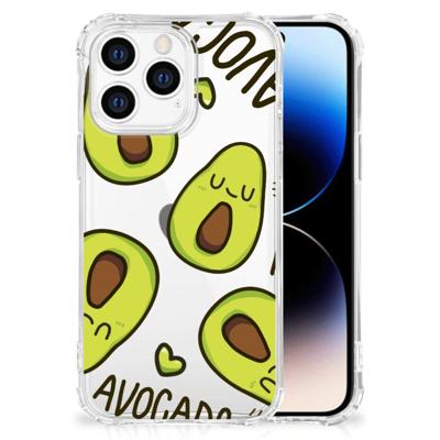 iPhone 14 Pro Stevig | Bumper Hoesje | Avocado Singing iPhone 14 Pro Stevig | Bumper Hoesje | Avocado Singing