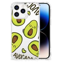 iPhone 14 Pro Stevig | Bumper Hoesje | Avocado Singing - thumbnail