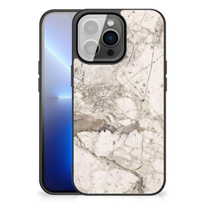 iPhone 13 Pro Max Marmeren Print Telefoonhoesje Marmer Beige