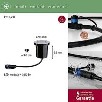 Paulmann 94588 Vloerinbouwlamp LED 4.6 W Zwart, RVS - thumbnail