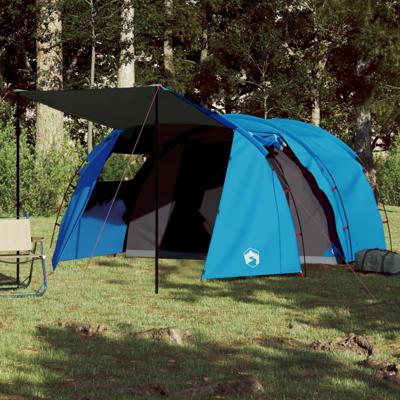 VidaXL Tunneltent 4-persoons waterdicht blauw