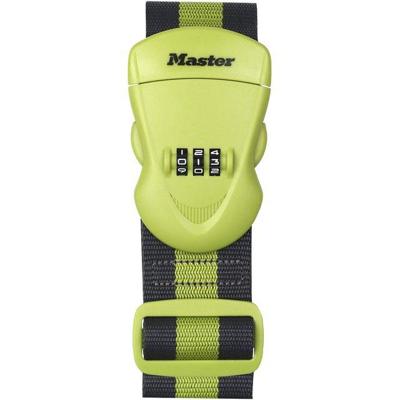 Kofferriem Master Lock cijferslot groen/zwart Kofferriem Master Lock cijferslot groen/zwart