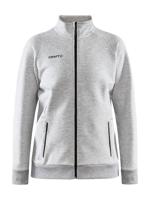 Craft 1910627 Core Soul Full Zip Jacket Wmn - Grey Melange - M - thumbnail