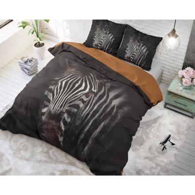 Dreamhouse - Zebra Mansion Dekbedovertrek 100% Katoen - Zwart - 200 x 220