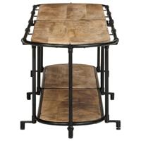 Tv-meubel 200x42x40 cm massief ruw mangohout - thumbnail