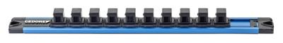 Gedore Dopsleutelrail Magnetisch | 1/2" | Voor 10 Doppen | Leeg - 3520773