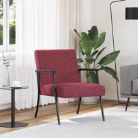 Fauteuil Wijnrood 59 x 75 x 78 cm Stof - thumbnail