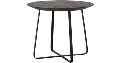 DTP Home Salontafel 'Neptunes' Teakhout, 50cm, kleur Zwart DTP Home Salontafel 'Neptunes' Teakhout, 50cm, kleur Zwart