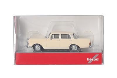 Herpa 420457-003 H0 Auto Mercedes Benz 200 staartrossen, crème Herpa 420457-003 H0 Auto Mercedes Benz 200 staartrossen, crème