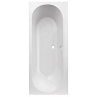 Duo Ligbad Plieger Wave Acryl 190x80x50 cm Wit - thumbnail