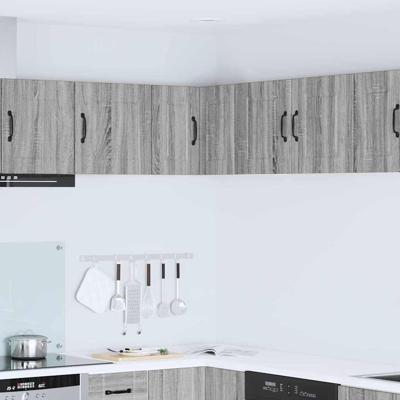 Keukenkast met plank Grijs Sonoma 57 x 57 x 40 cm Bewerkt hout